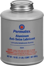 Permatex 80208 Anti-Seize Lubricant with Brush Top Bottle, 16 oz.