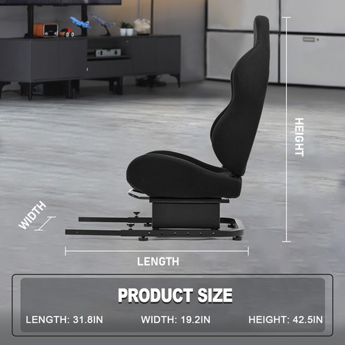 Marada Rear Seat Stand Or Racing Seat Add-On Racing Simulator Wheel Cockpit - Picture 27 of 36