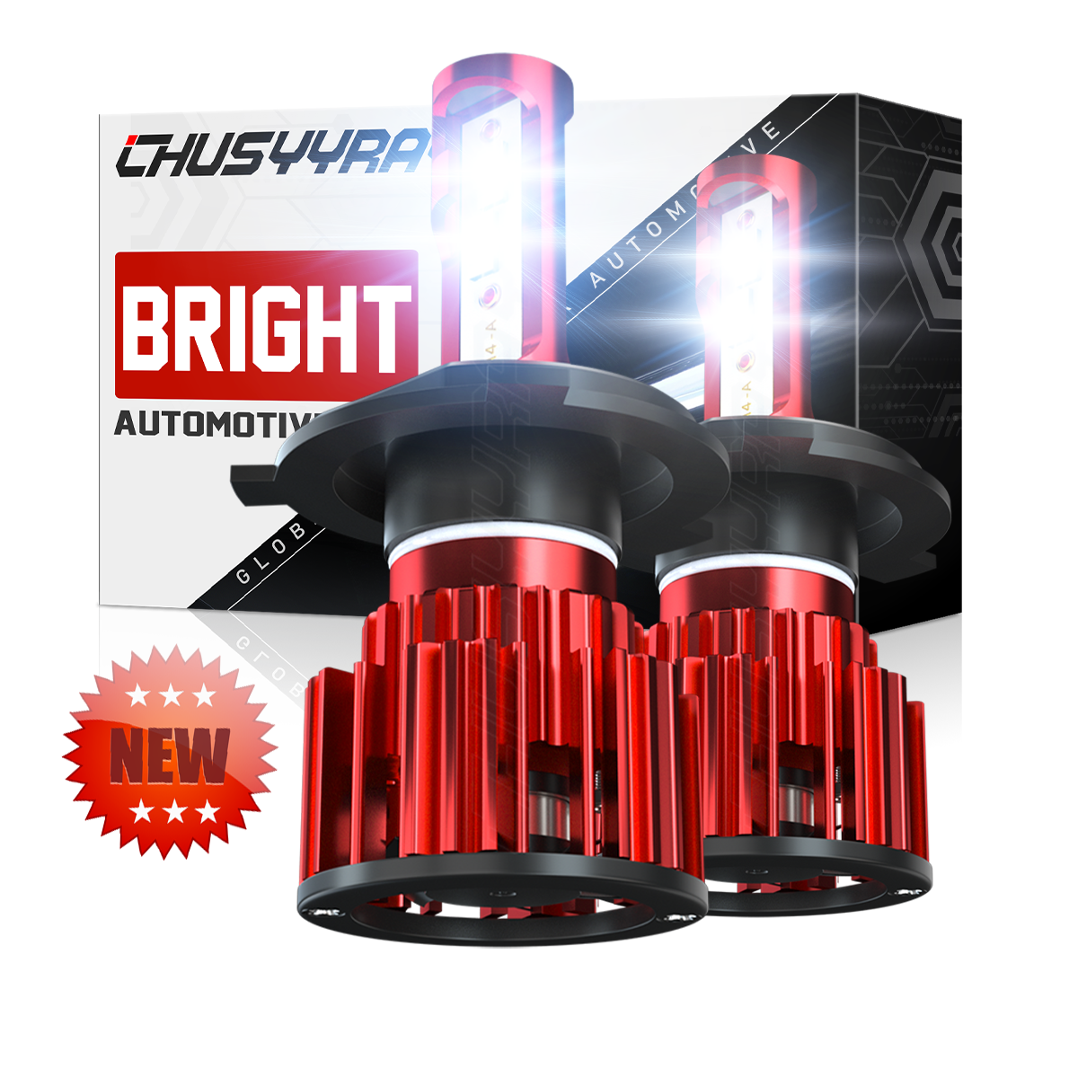 For Honda CRV CR-V 2007-2014 4-sides LED Headlight High