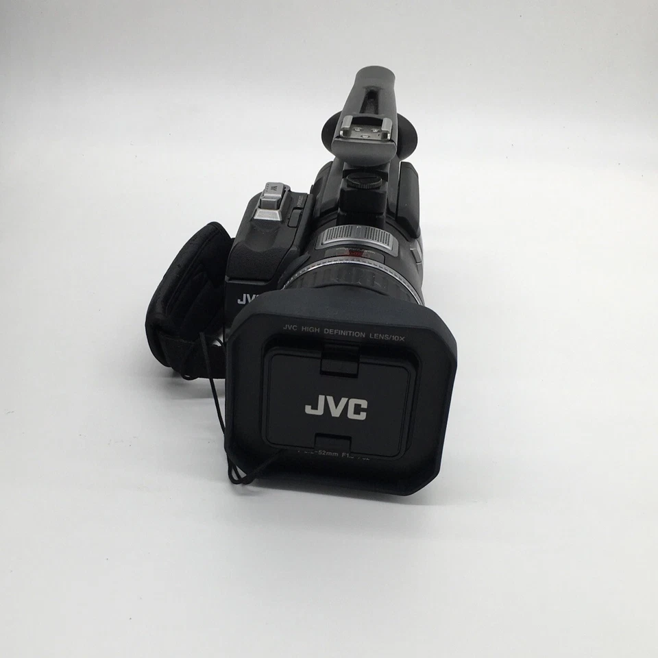 JVC HD Digital CyberCam Camcorder GR-HD1U + Carrying Case (Silver) & Accessories - Image 3 of 4