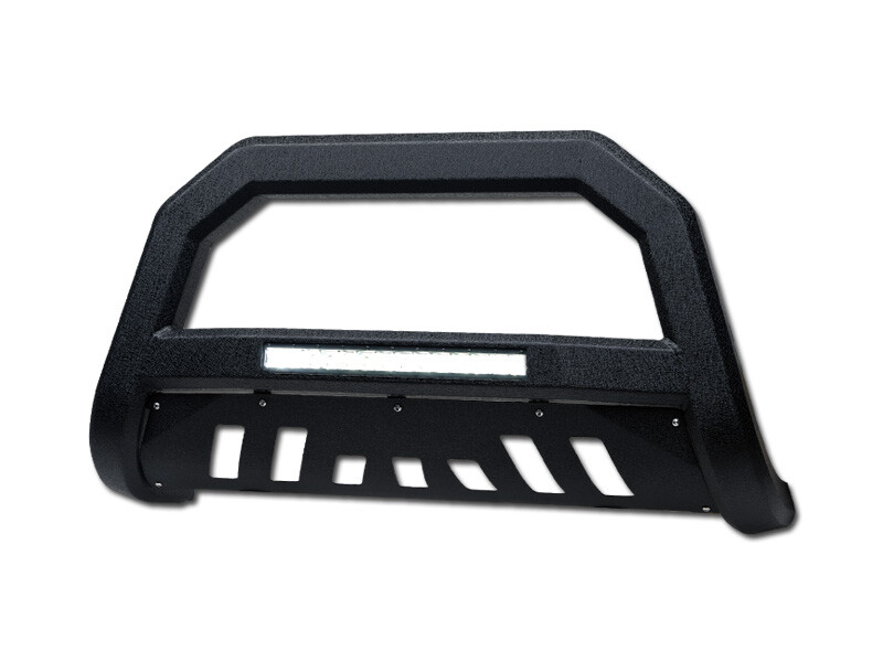07-18 Silverado/Sierra 1500 AVT Matte Black Aluminum LED Bull Bar