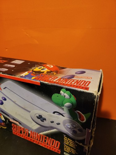 Super Nintendo Junior Jr Control Deck Console in Original Box ~ Tested & Working - Picture 13 of 14
