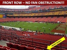 2 TICKETS WASHINGTON COMMANDERS vs PHILADELPHIA EAGLES 12/20-FRONT ROW 200 LEVEL