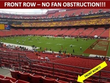 2 TICKETS WASHINGTON COMMANDERS vs PHILADELPHIA EAGLES 12/20-FRONT ROW 200 LEVEL