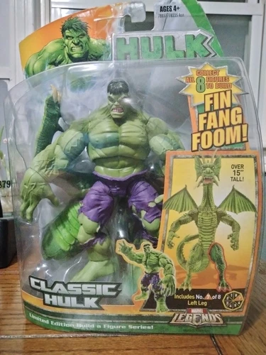 Hasbro Marvel Legends Clásico HULK misb Aleta Colmillo Foom BAF Avengers Defenders