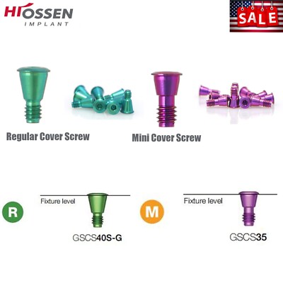 Healing Abutment Cap Analog Cover Screw Regular Mini Platform Fit Osstem Hiossen