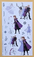 Disney Princess Frozen Sticker Single Sheet Large Size ( 5x8.75") 