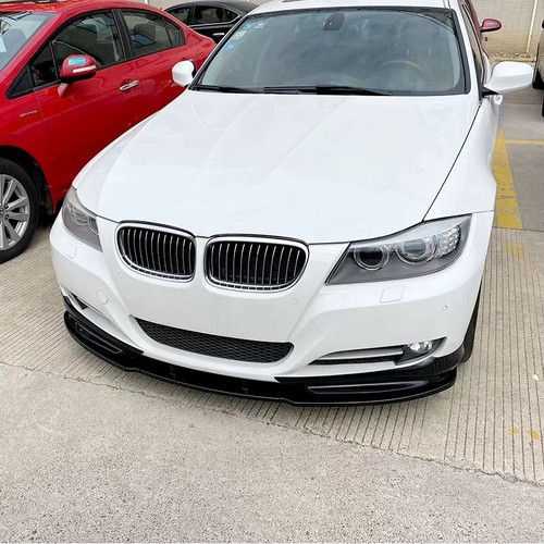 Alerón divisor delantero negro brillante BMW 3 Series NO M Sport E90 E91 LCI 8-12 - Imagen 5 de 7