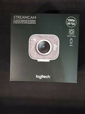Logitech StreamCam Plus Webcam - White 1080p 60fps NEW IN HAND FREE SHIPPING