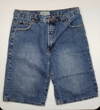 Duck Head Denim Shorts Embroidered Boys Size 18 Vintage