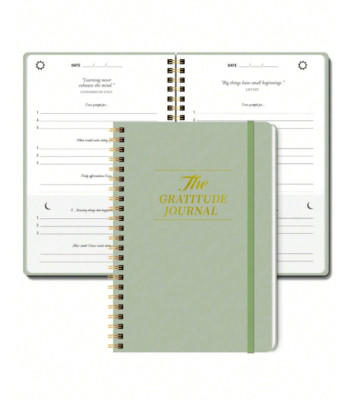 Green - The Gratitude Journal: Your Daily Path to Joy and Fulfilment