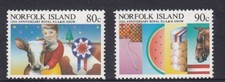 NORFOLK Island 1985 125th Anniversary of Royal AGRICULTURAL SHOW set of 2 MNH