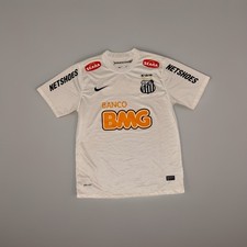 Santos FC 2012/13 Home Jersey - Replica (Used) - Neymar Era- Men’s Large