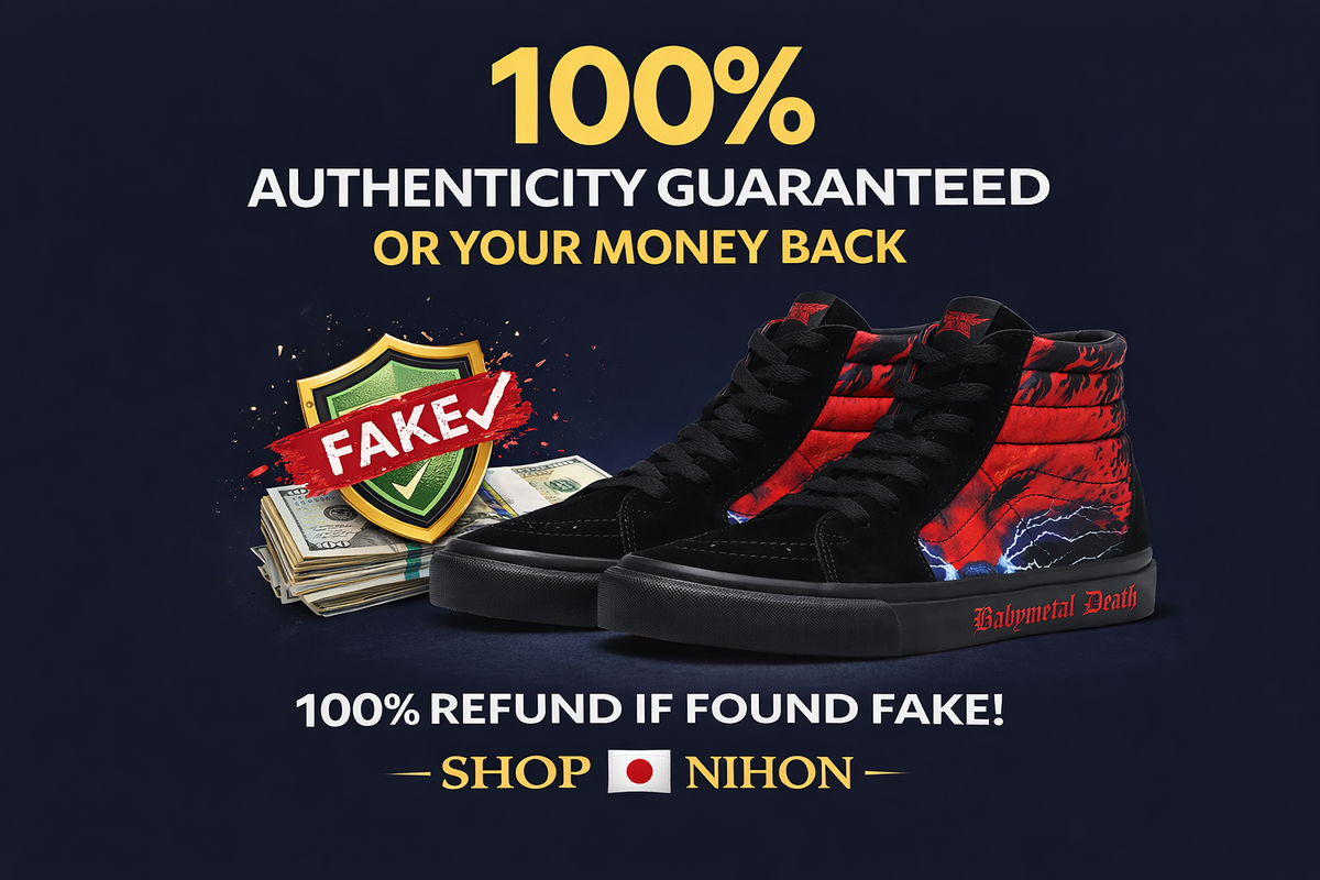 VANS × BABYMETAL】SK8-HI – Black/Red – – US Sizes Available (Men
