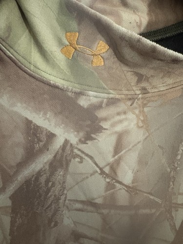 Under Armour Herren Mehrfarbig Camouflage Stehkragen Activewear Top Gr. MEDIUM - Bild 2 von 5