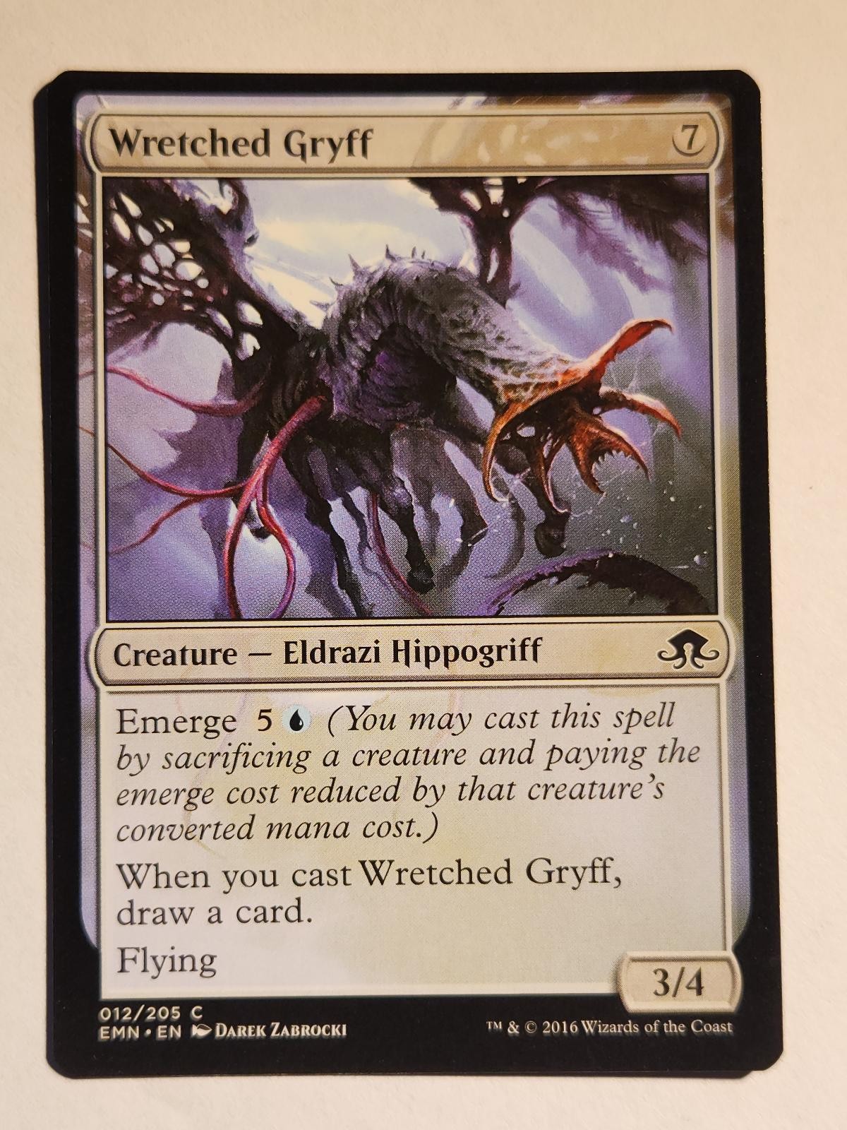 Wretched Gryff 12 Eldritch Moon Magic: The Gathering Common LP