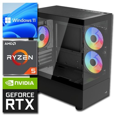 MEGA Gaming PC - AMD Ryzen 4.20 GHz | NVIDIA RTX 5060 | 16GB RAM | 1TB SSD