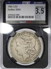 1901-S Morgan Dollar NGC VF35 Circulated Better Date $1