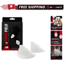 Unisex Medium Shoe Crease Protectors - White Foam Inserts for Footwear Care