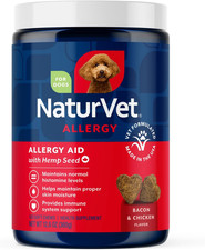 Hemp Allergy Aid Supplement for Dogs, Hemp Seed, Antioxidants, Omegas, Dha Epa