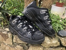 Osiris D3 2001 taglia 10 scarpe/allenatori skater nere,sneakers,buone condizioni usate 