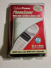 CyberPower PhoneSaver Cordless Phone Battery Back-Up Surge Protection New Sealed