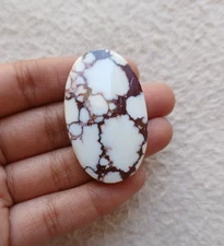 Wild Horse Magnesite Jasper Oval Cabochon 43x26x7mm Approx 74.25Cts AMJ799
