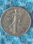 1947 Walking Liberty Silver Half Dollar Circulated 50C Uncertified (145)