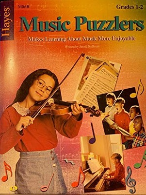 MUSIC PUZZLERS, BOOK 1: MAKES LEARNING ABOUT MUSIC MORE By Jerold Kellman *VG+*