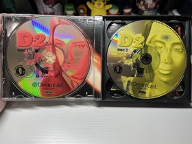 D2 SEGA DREAMCAST AUTHENTIC 4 DISC GAME w/ CASE & NO MANUAL TESTED