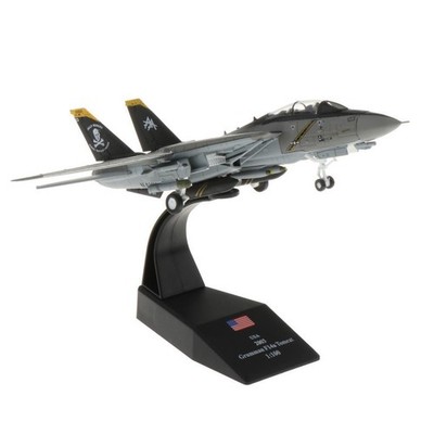 F-14 Tomcat Kämpfer Flugzeug Modell 1/100 Skala Aolly Diecast Flugzeug