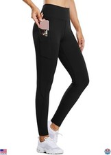 baleaf Women's High Waisted Fleece Lined Leggings, Water Resistant, Thermal