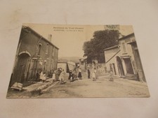 54 ECROUVES MEURTHE ET MOSELLE LA RUE DE LA MAIRIE TRES ANIMEES 1907