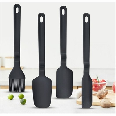 Silikon Spatel Set mit Kurbel zur hygienischen Aufbewahrung Kochen Backen