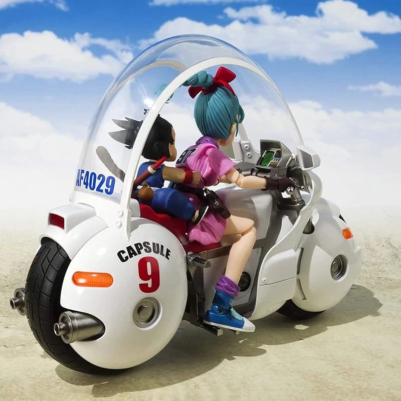 18cm SHF Dragon Ball Figure – Bulma’s Motorcycle Hoipoi Capsule PVC Model Toy - Image 4 of 4