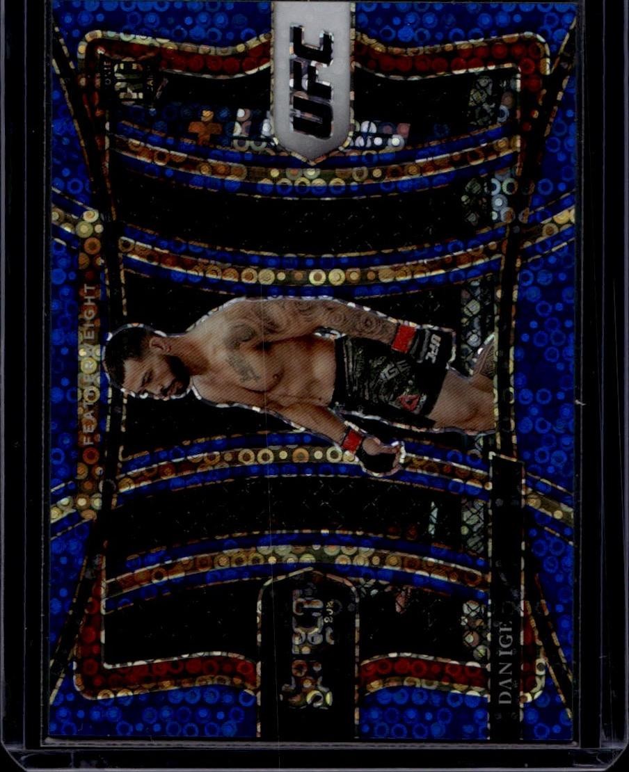 2021 Panini Select UFC #113 Dan Ige Blue Disco Prizms #/99