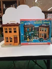 1974 Vintage Fisher Price Sesame Street 938 Little People Box & House ONLY Used