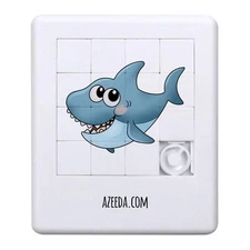 'Cute Cartoon Shark' Sliding Puzzle (PZ00031130)