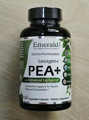 Emerald Laboratories Levagen + Pea + with Enhanced LipiSperse, 60 Vegetable 2028