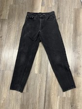 Vintage 90s Levi s 550 Jeans 32x32 Black Relaxed Tapered Made USA Factory 532
