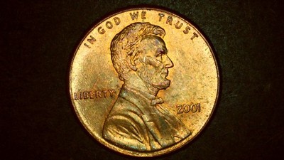 MUST SEE!! 2001 P Lincoln cent featuring DDO-001 SEE PICS error/variety lot #412