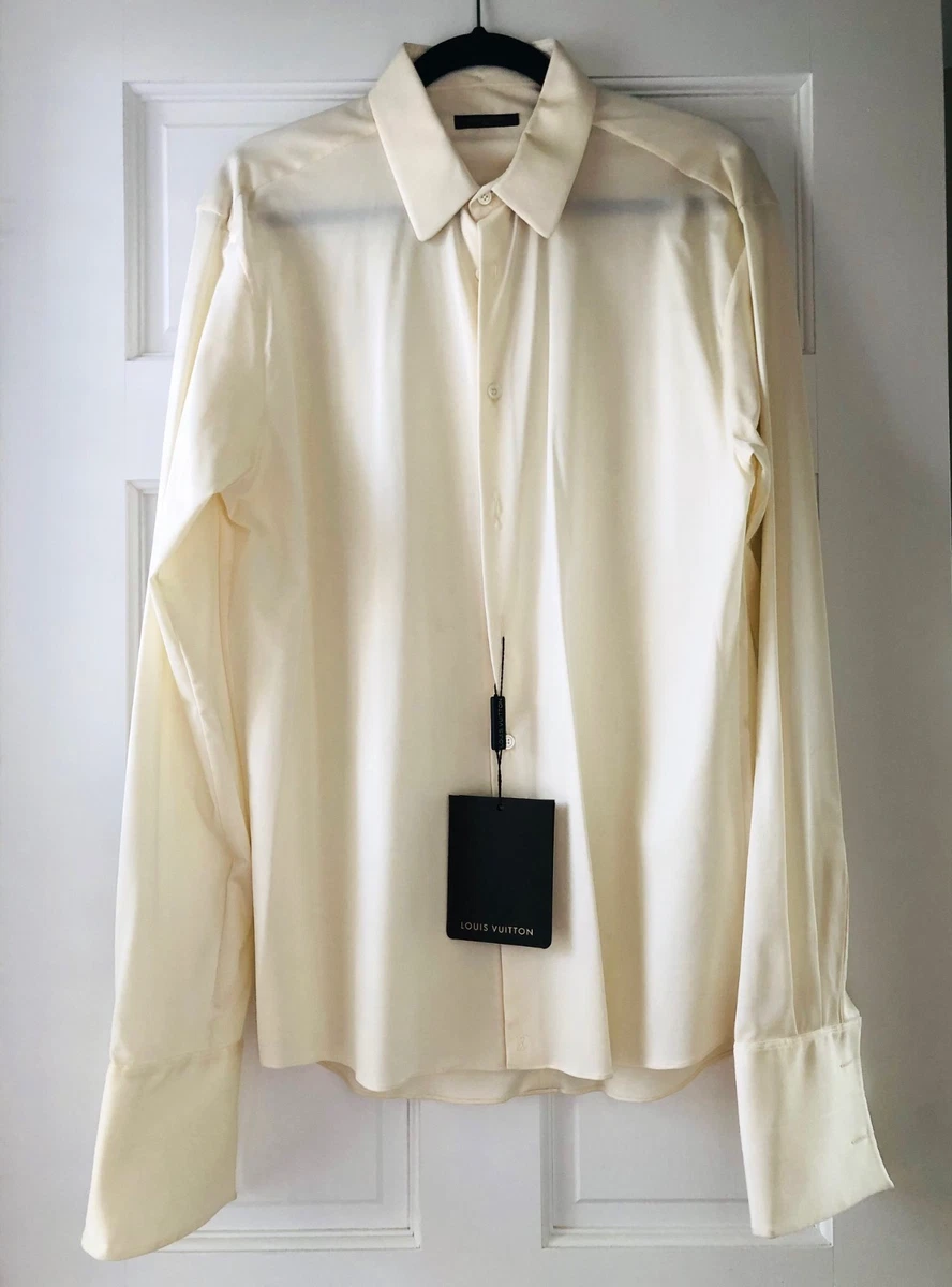 Ivory French Cuff Dress Shirts for Men for sale | eBay