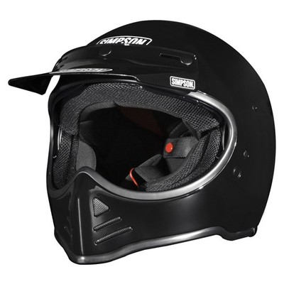 Simpson Motorcycle M522MD M52 Bandit Helmet Black Medium