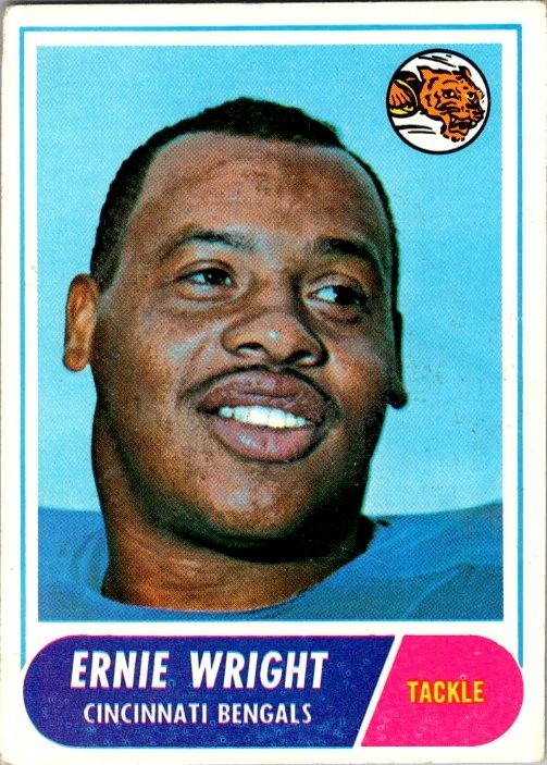 1968 Topps - Ernie Wright #200 - Cincinnati Bengals   A