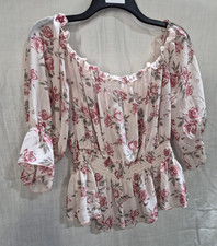 shein Women s Plus 1X Floral Off-Shoulder Pep...