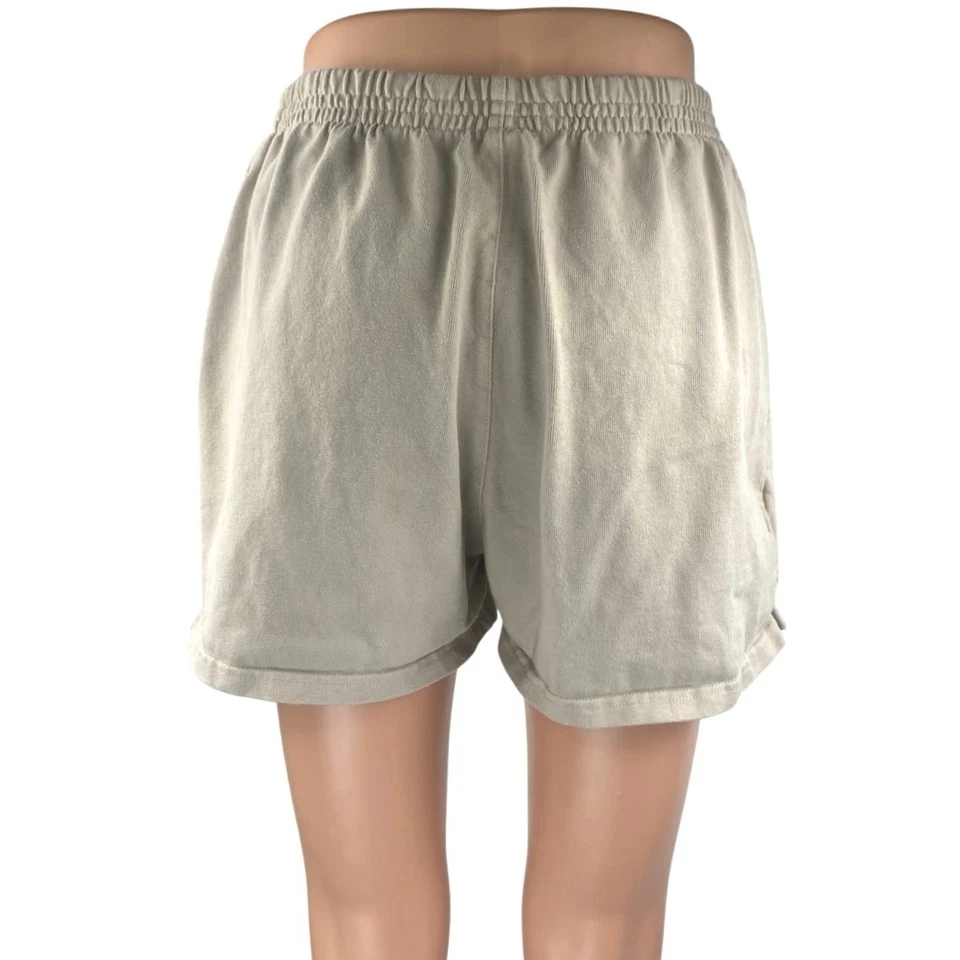 Pantalones Cortos Brandy Melville John Galt Pacsun Beige Tiro Alto Talla S Foto 3 de 4