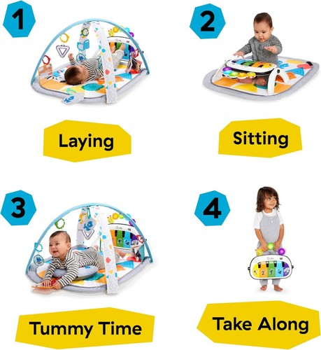 Kickin' Tunes 4 in 1 e Language Discovery Play Palestra con Pianoforte - Foto 5 di 10