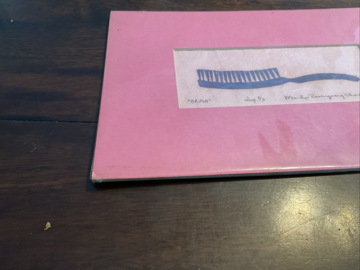 Marilyn Rosenzweig Chackman “Brush” Imp 3/3 ￼signed | eBay