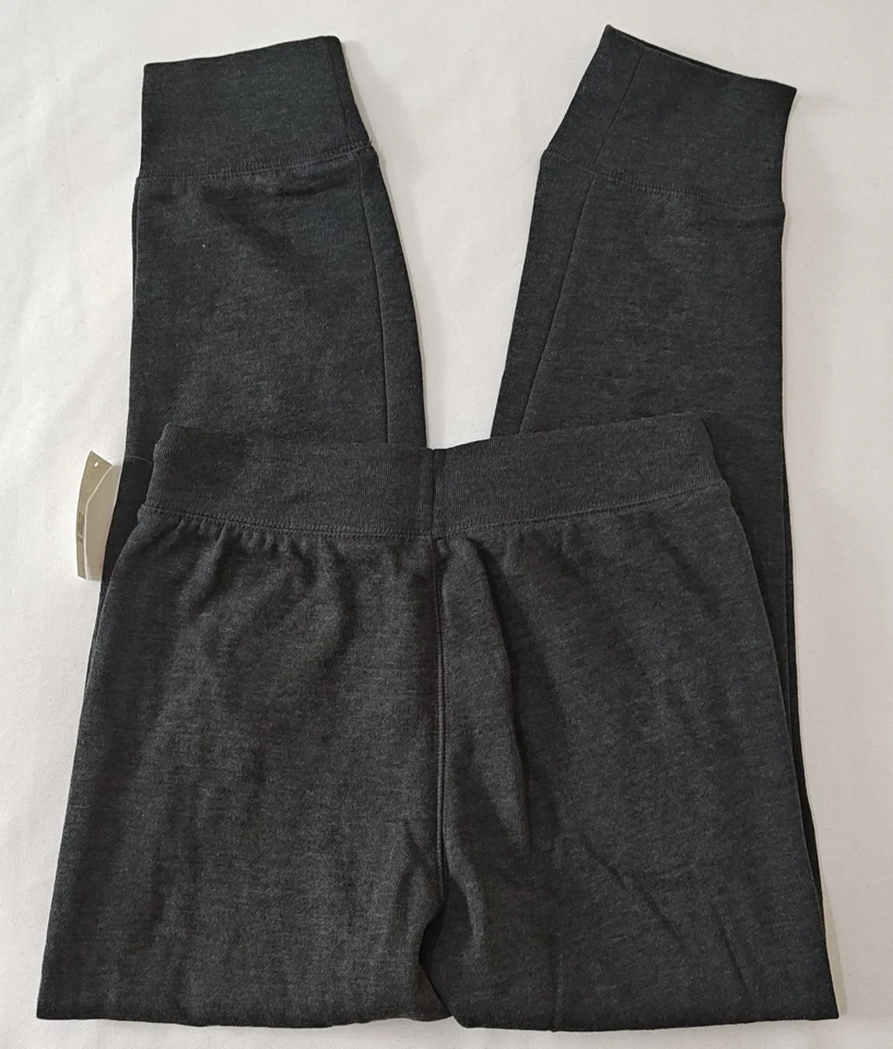 Pantalones deportivos Gap Boys de vellón con logotipo talla XL gris carbón con cordón ~ Nuevos Foto 2 de 4