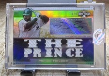 2011 Topps Triple Threads - Autograph Relic Prince Fielder #TTAR-108 4/9
